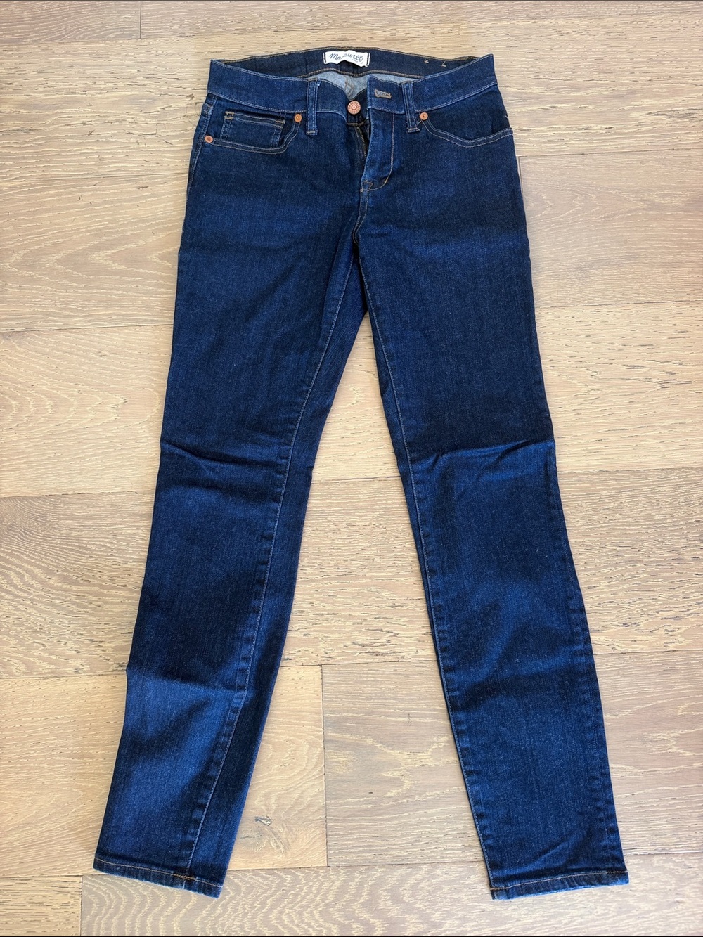 Madewell Dark Indigo Skinny Jeans